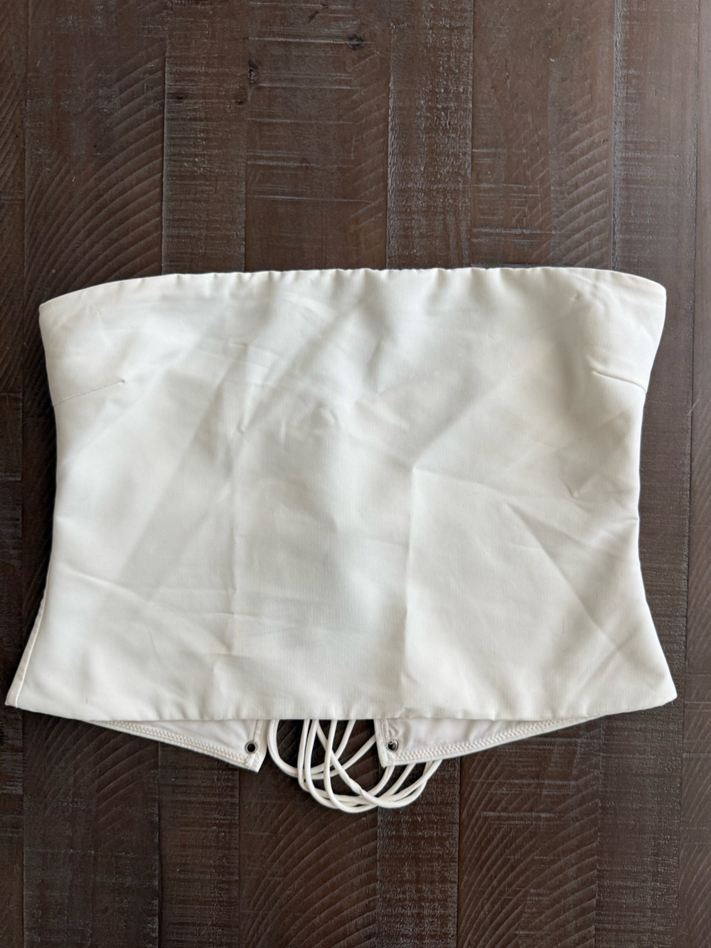 White Fox Boutique White Strapless Crop Top